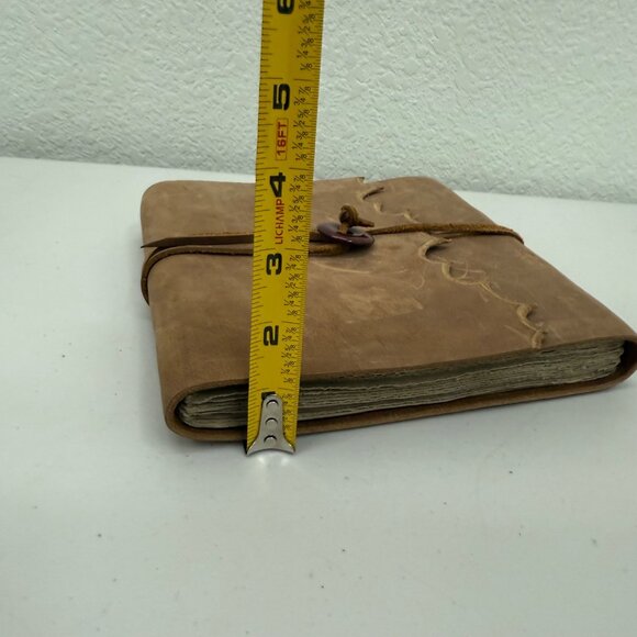 Minds Eye Journals Distinctive Handmade Designer Leather Jute Paper Notebook - Picture 8 of 8